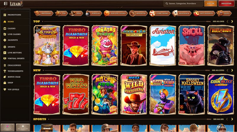Guide to lizaro online casino